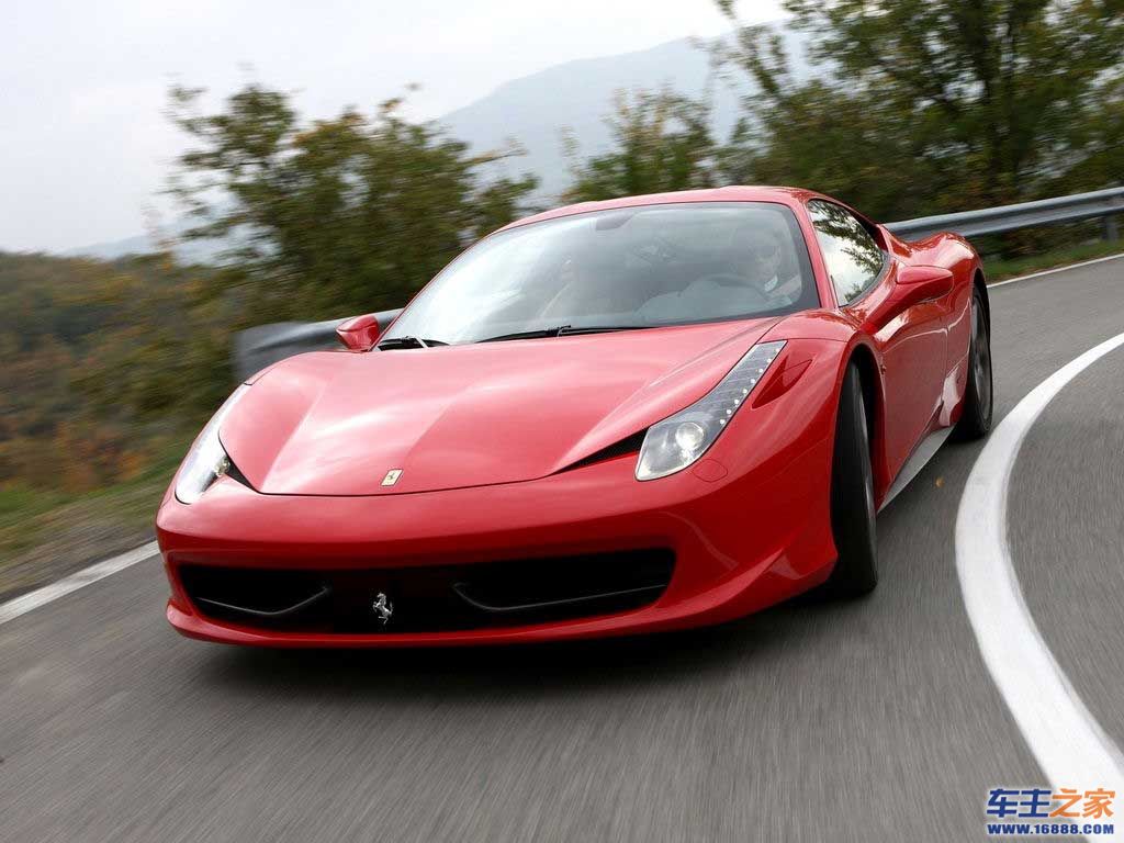 红色 法拉利458 italia