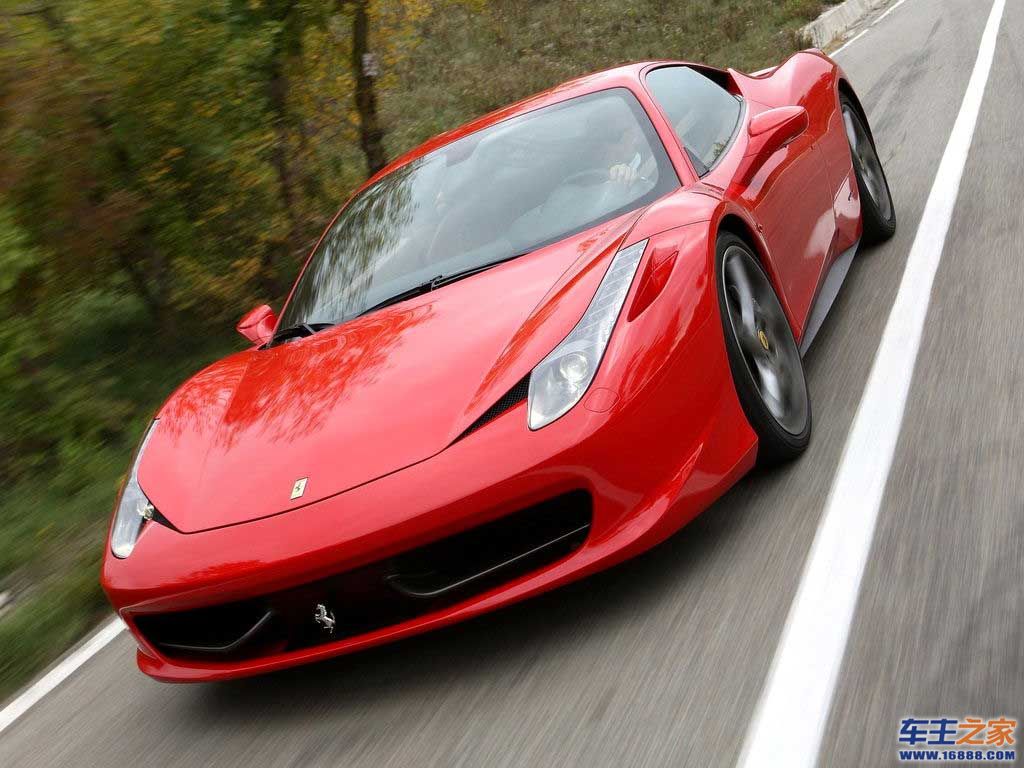 红色 法拉利458 italia