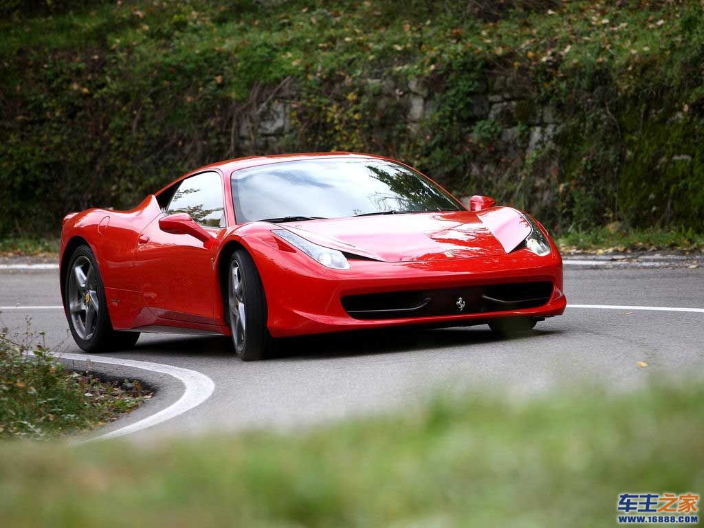 红色 法拉利458 italia