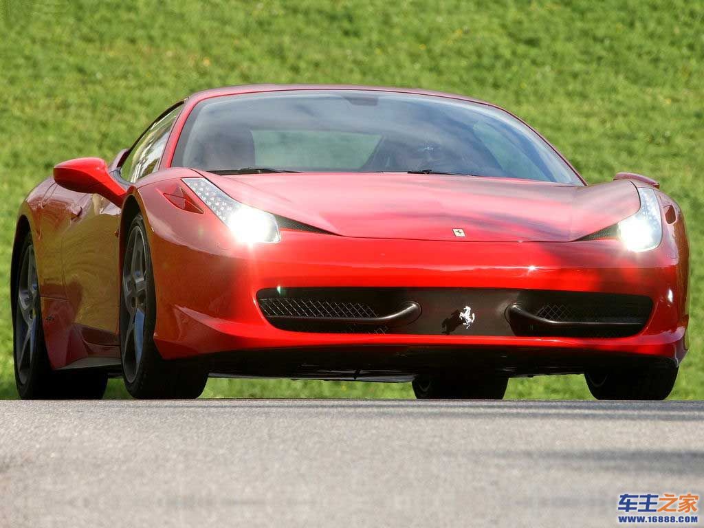 红色 法拉利458 italia