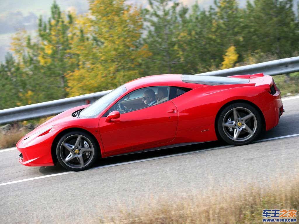 红色 法拉利458 italia