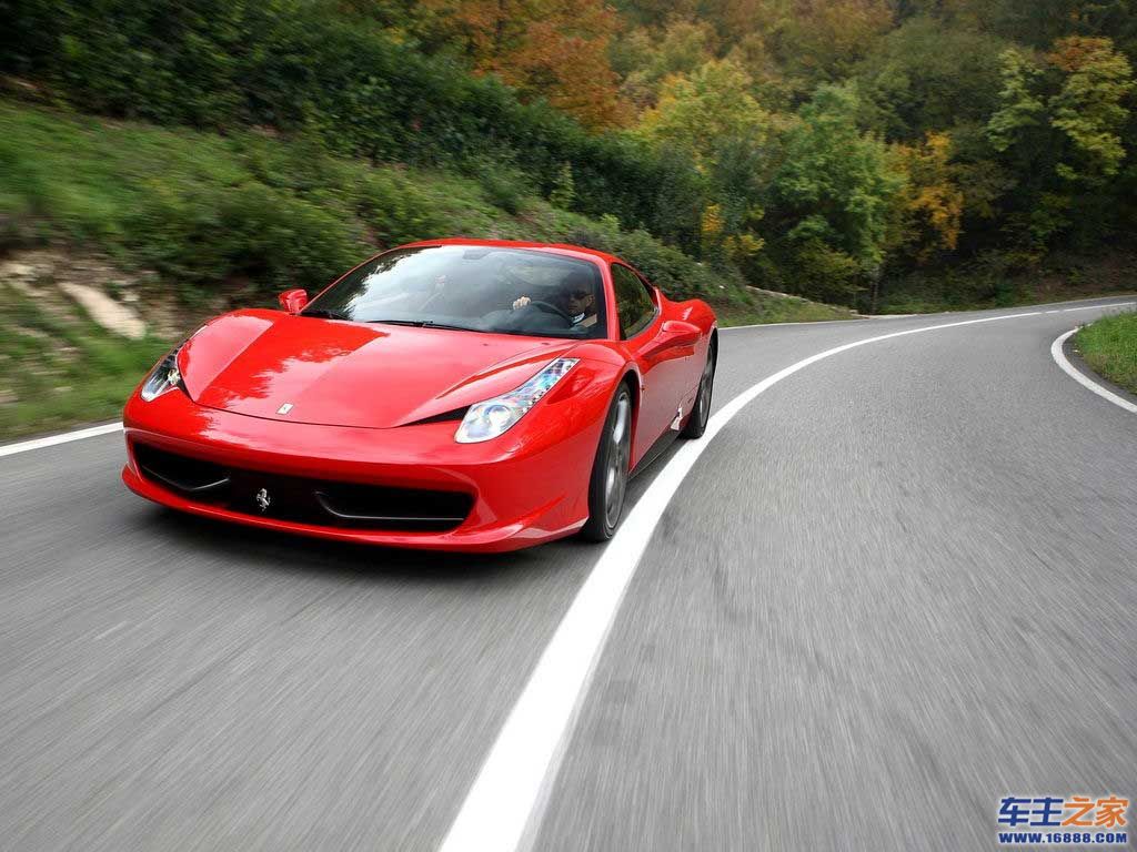 红色 法拉利458 italia