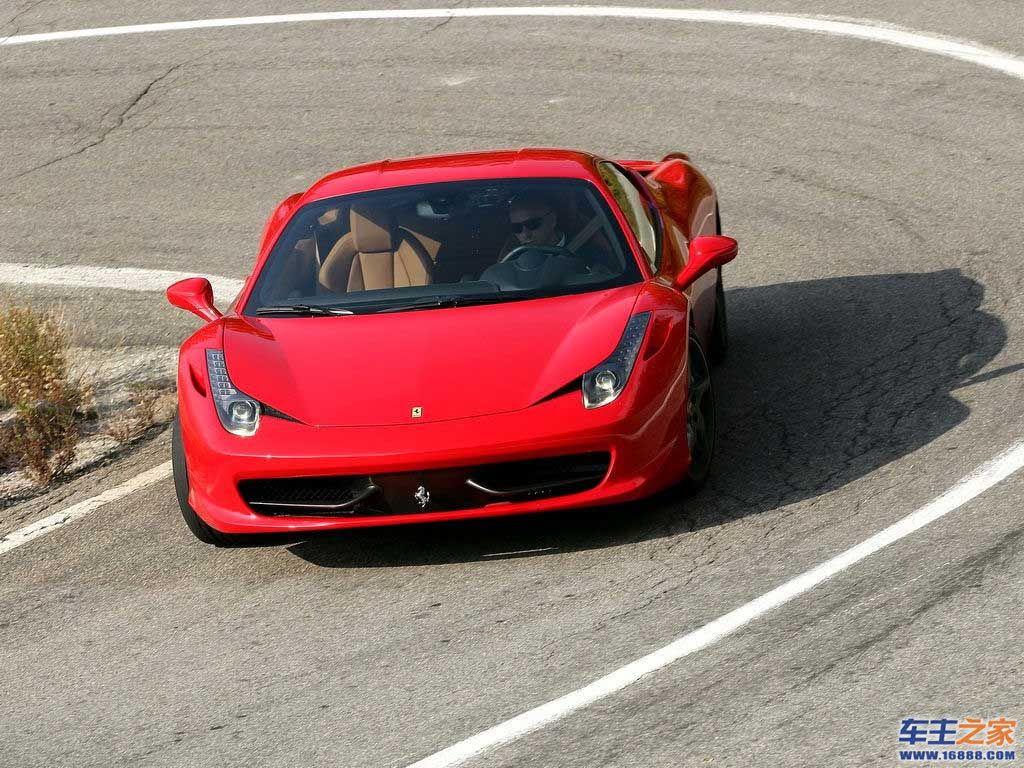 红色 法拉利458 italia