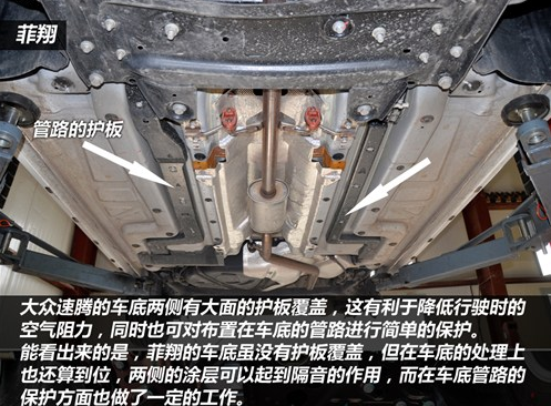 菲翔,速腾底盘/防撞梁对比_车型图解 - 之