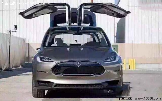 特斯拉ModelX越野249万接受预定 惊艳全城_优