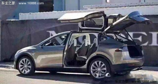 特斯拉ModelX越野249万接受预定 惊艳全城_优