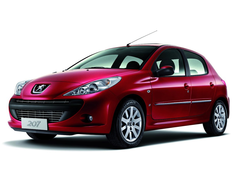 红色标致207车身左前侧|标致207外观图片 – 车主之家