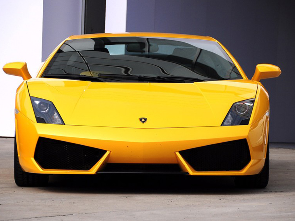 黄色gallardo 08款 lp560-4前脸